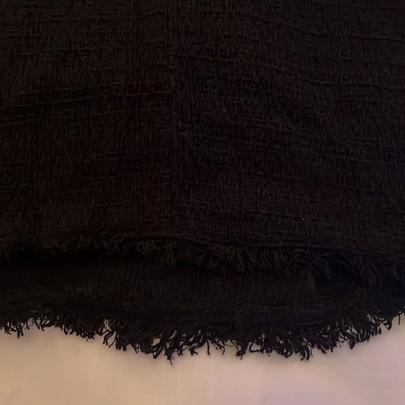 NWT Zara Black Tweed Diamond Buckle Blouse Top in XS - Picture 4 of 4